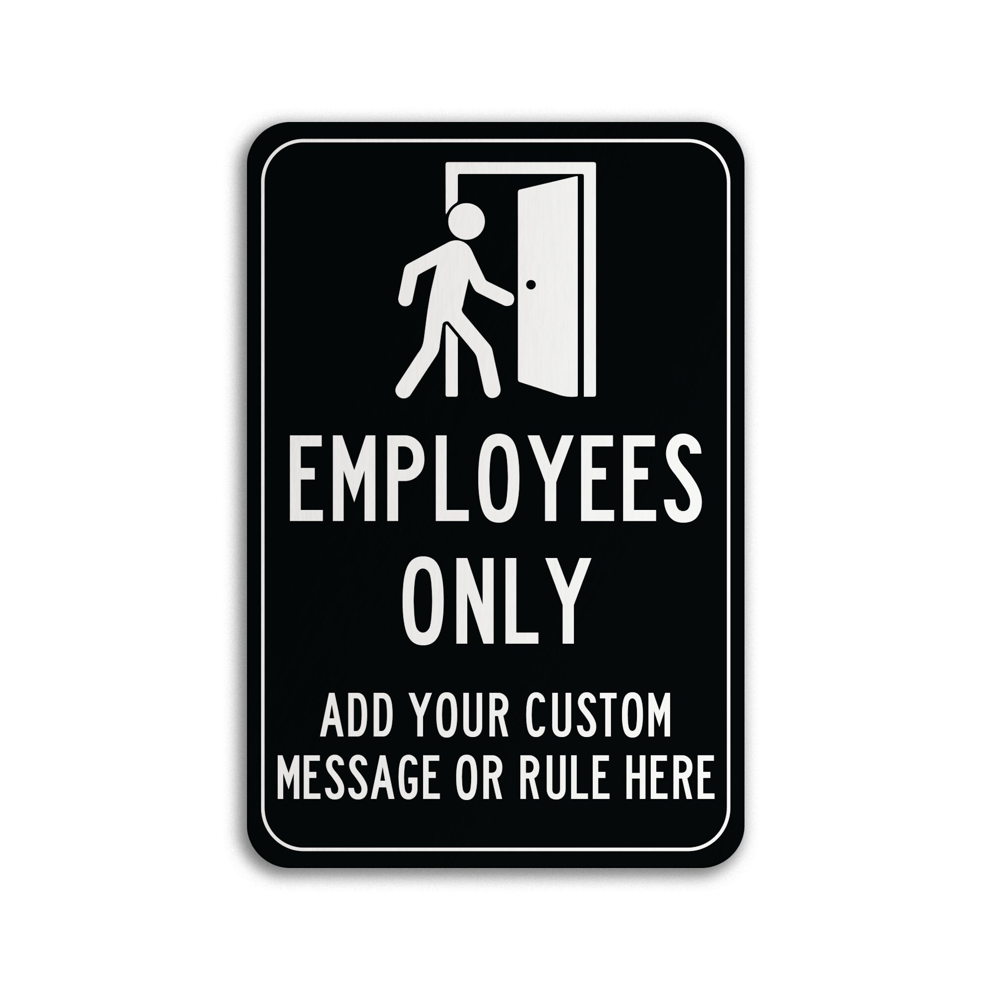 thumbnail image 2 of Employees Only Sign – Stylish & Clear Workplace Design | By Signs ByLITA | DSGREMPO-MAIN 2 of 9