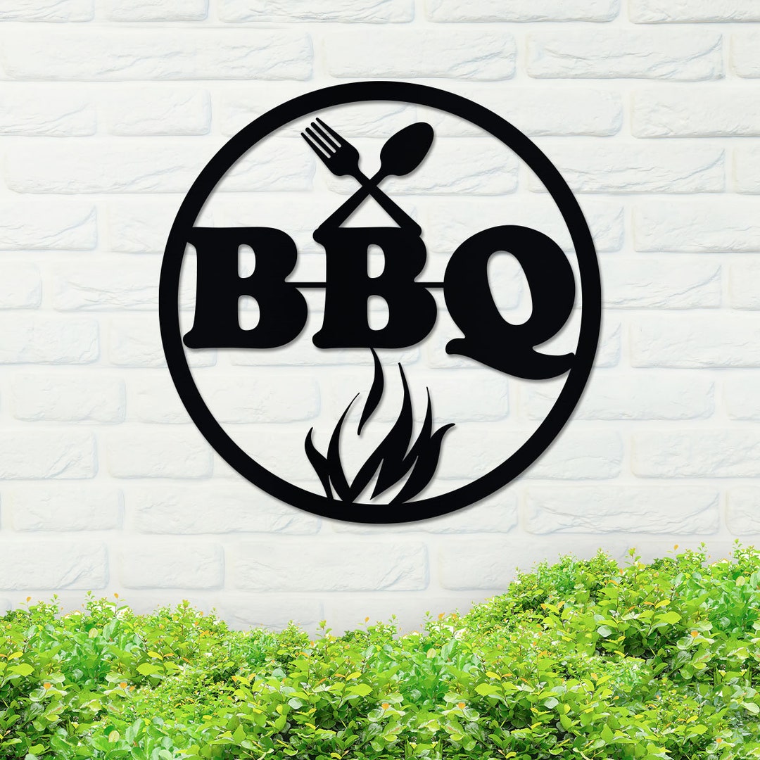 Metal BBQ Sign, Metal Grill Sign, Housewarming Gift, Grilling Gift
