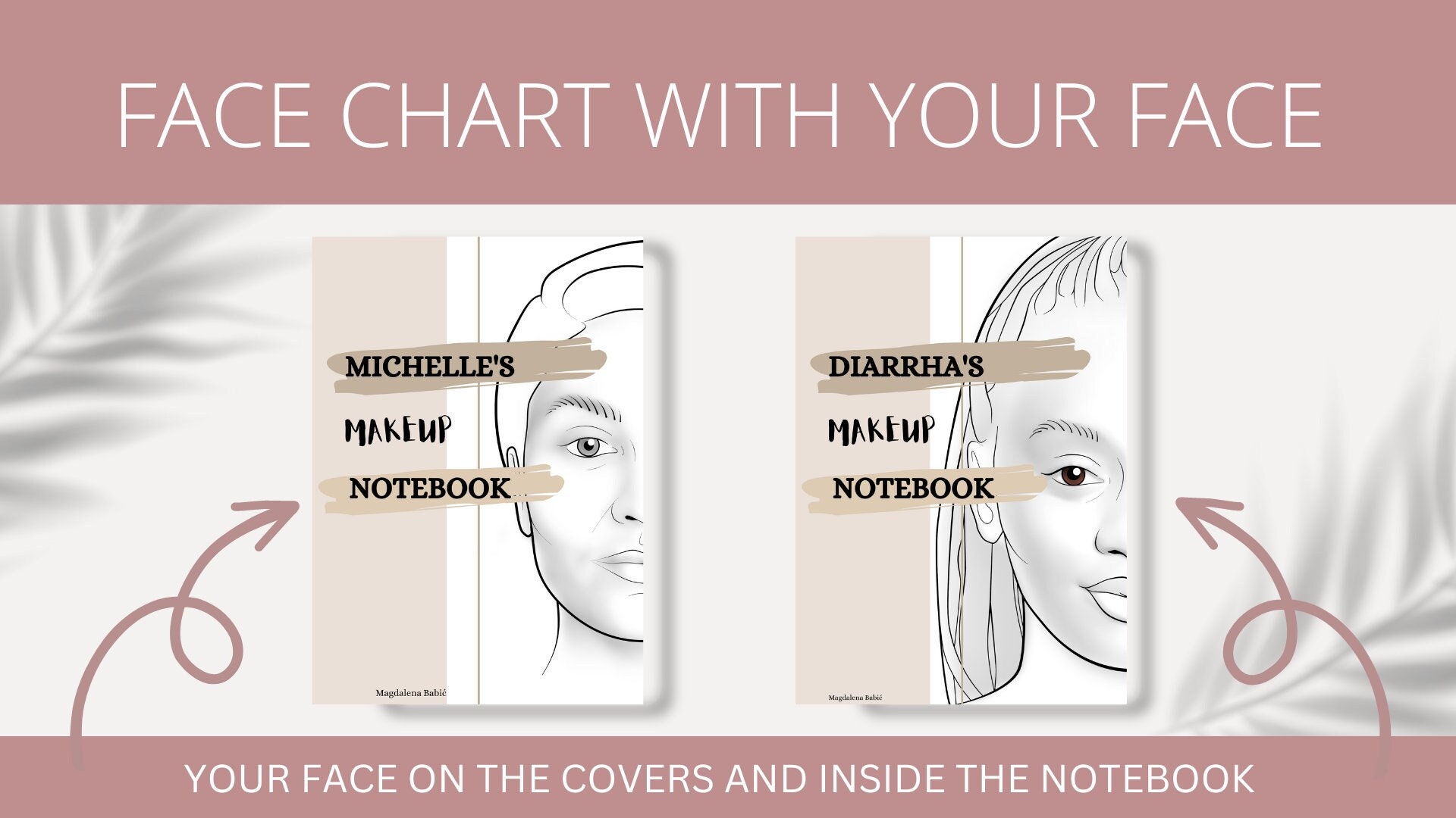 Makeup Face Chart, Face Chart Practice Sheets, Printable Make up