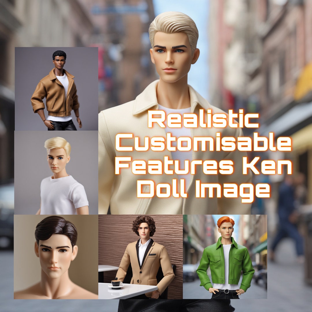 Customisable Ken Doll Plastic Image, Profile Pictures, Novelty Images