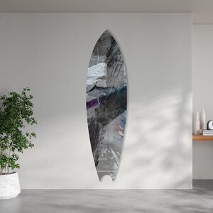 Surfbrett Wand Kunst – Glas Wand Kunst – gehärtetes Glas – Wand Dekoration – Wand Skulptur