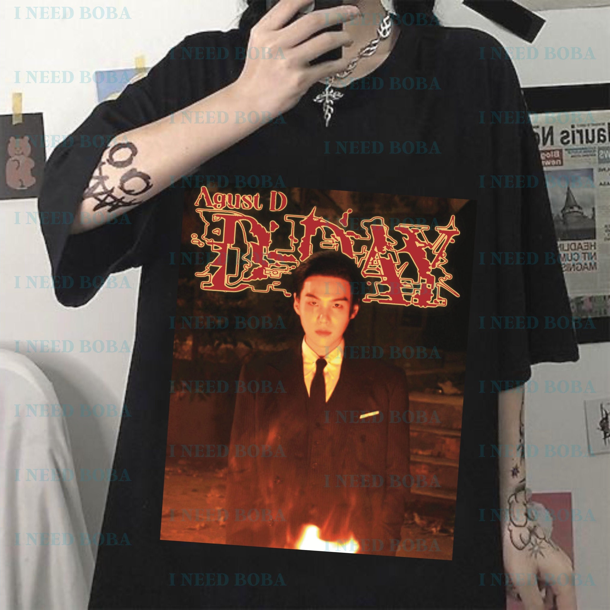 Bts sweatshirt clearance suga