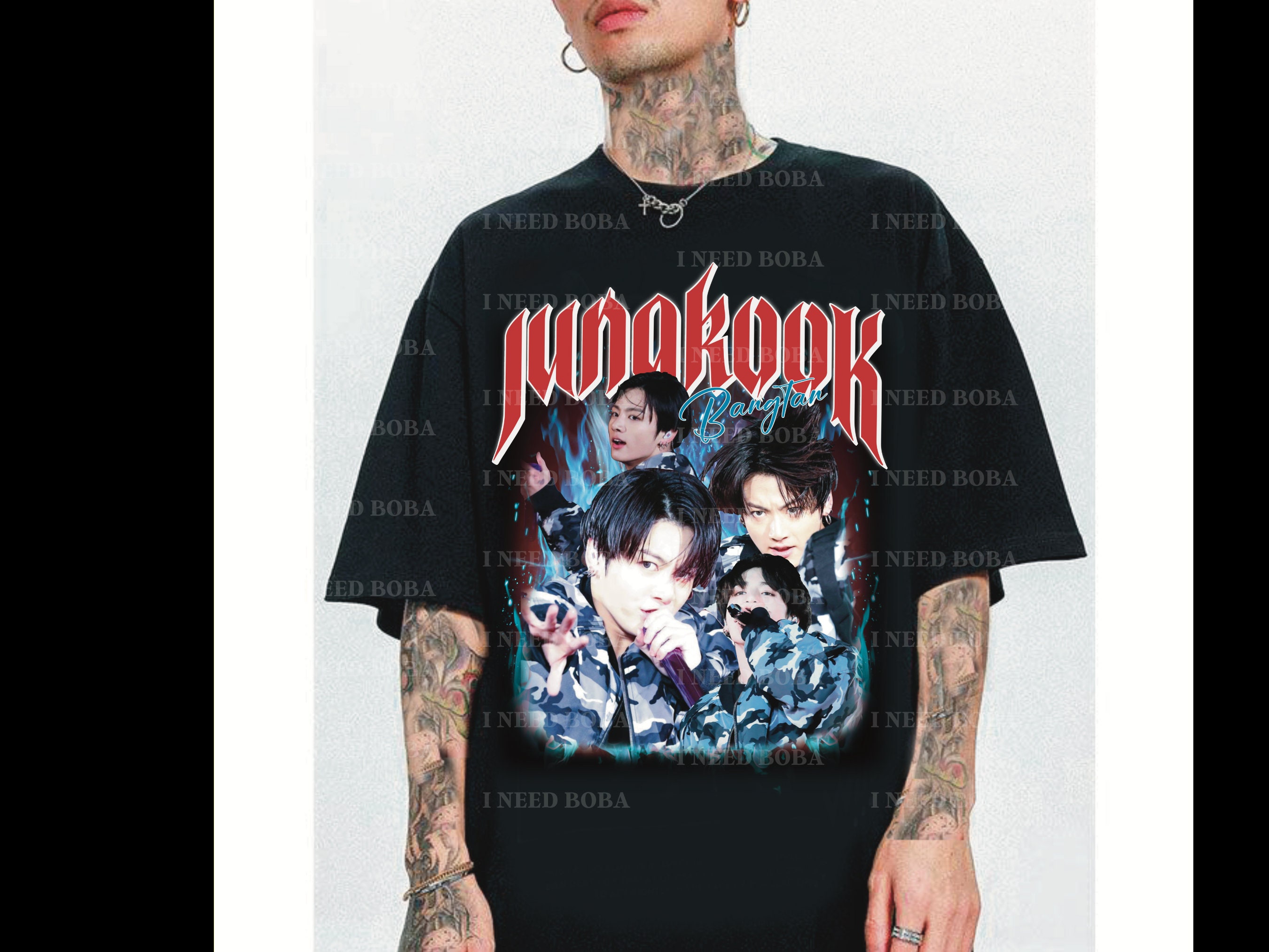 Discover Camiseta Jeon Jungkook BTS KPop Merch para Hombre Mujer