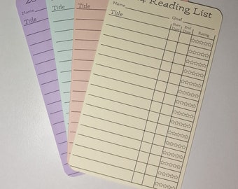 2024 reading list bookmark