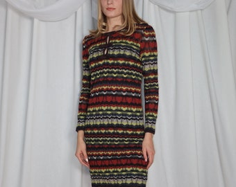 Miu Miu Fall/winter 2000 Wool Halter Neck Dress - Etsy