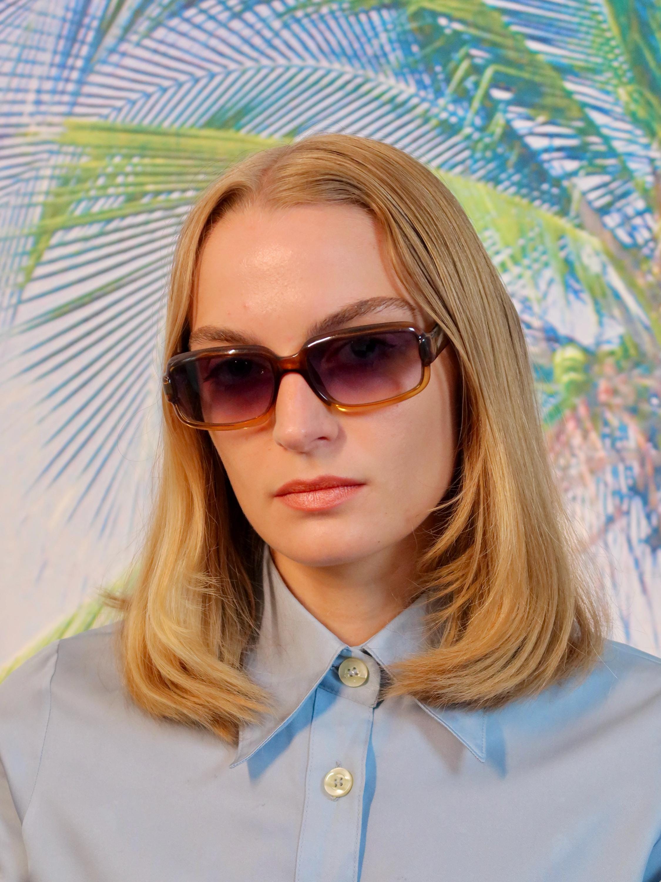 未使用・美品　GUCCI SG 2475/S サングラス ブラウン/イエロー Vintage 90's Gucci GG 2475/S Sunglasses - Etsy