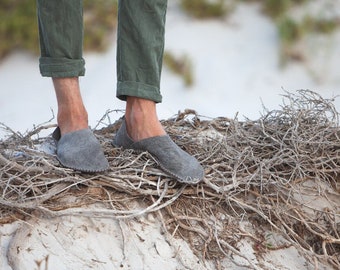 Mens Barefoot Shoes by Earth Sole  |  Handcrafted Grounding Footwear  |  Leather Barefoot  |  Tailor Made  |  Grounding Shoe