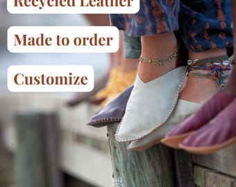 Design Your Own Leather Barefoot Shoes | Handmade Customizable Grounding Footwear
