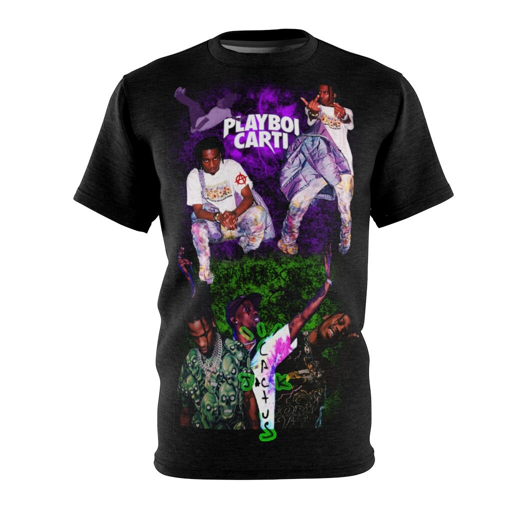 Green and Purple Tee TRAVIS SCOTT and 