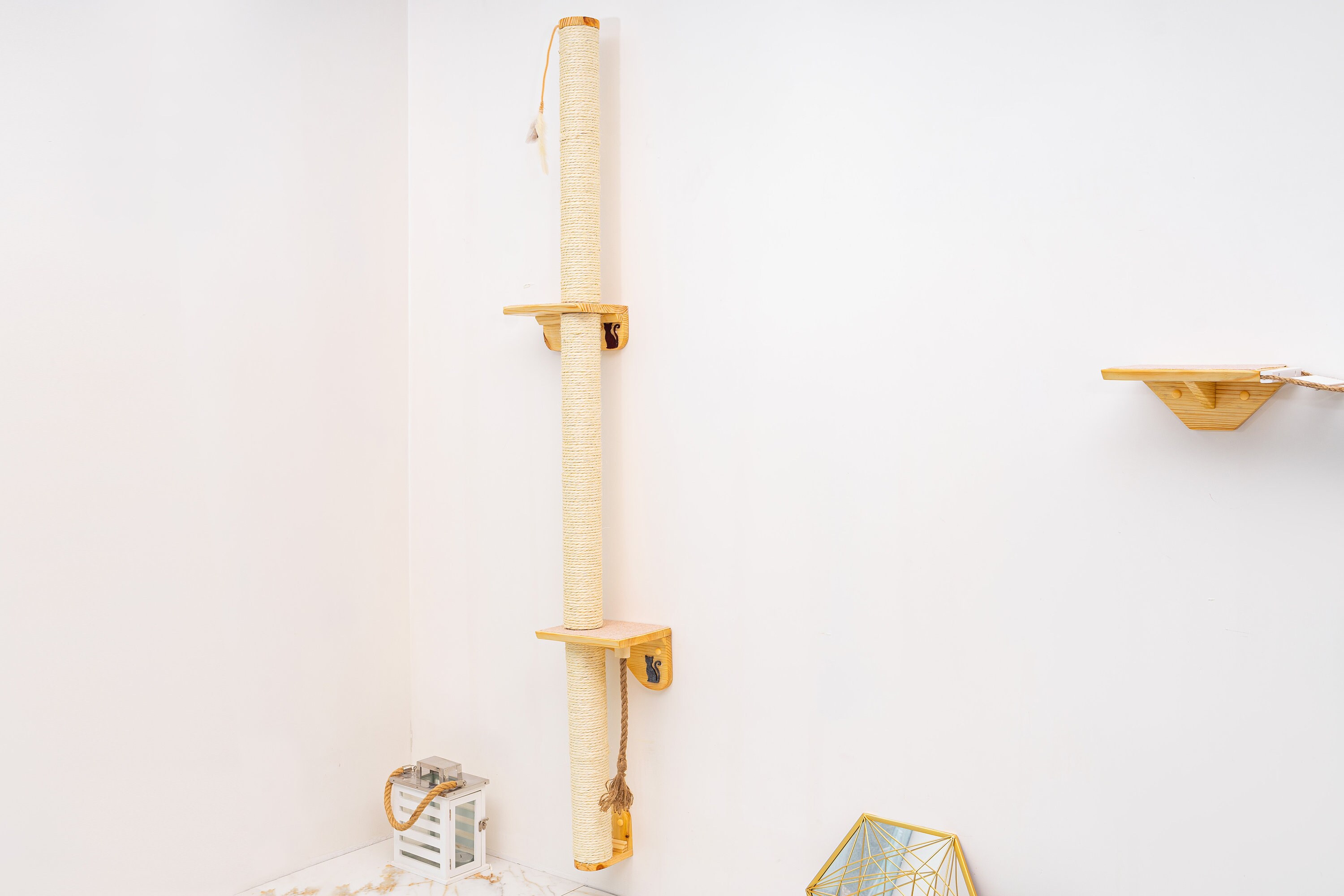 Cat Scratching Furniture Cat Play Furniture Wallmounted Etsy