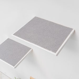 Marches pour chat, lot de 3 pièces Meubles muraux pour chats, étagères murales grimpantes pour chats, promenade murale pour chats, échelle pour chats murale, cadeau pour chats