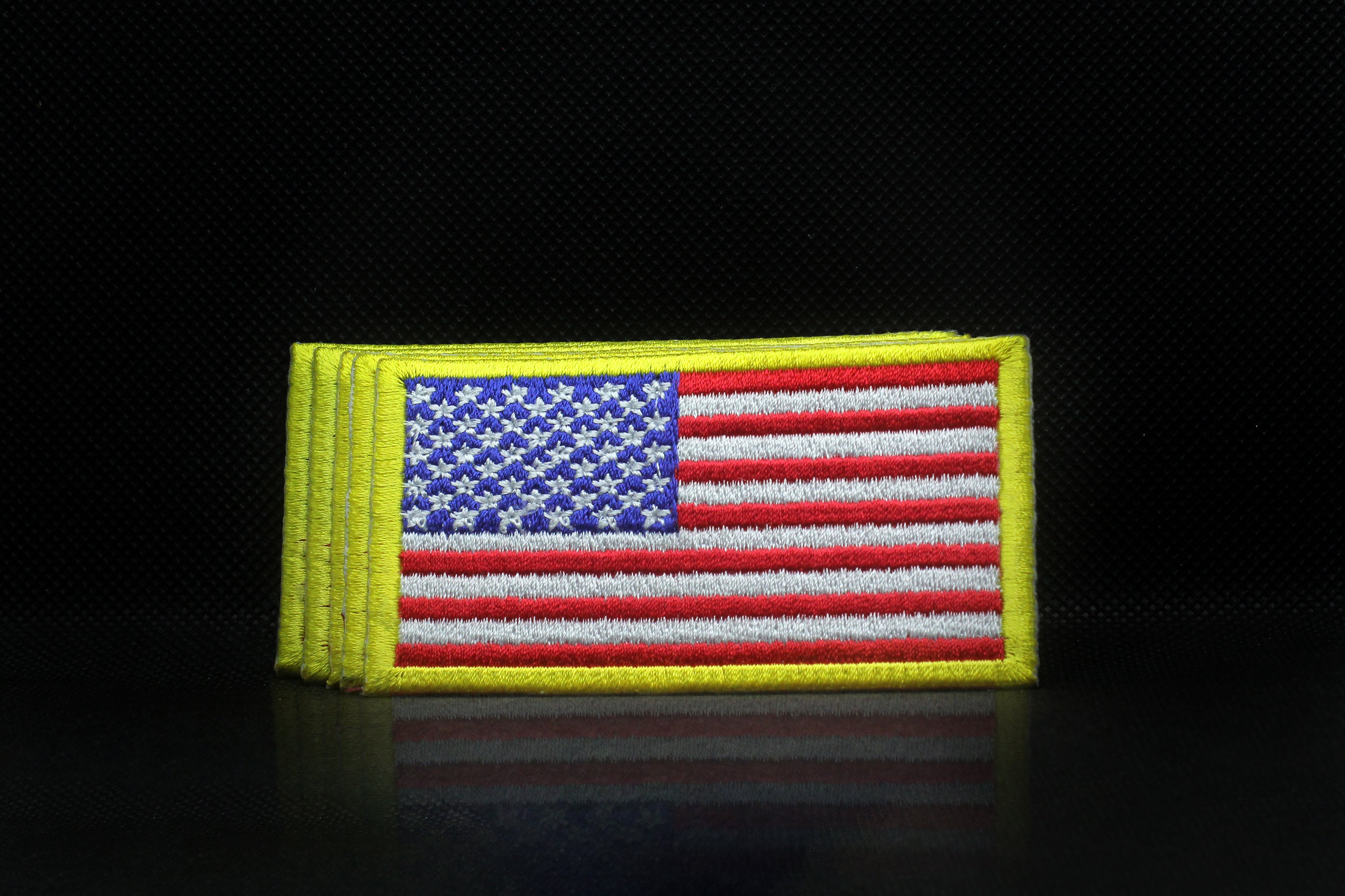 1pc Embroidery Of American Flag Embroidery Stickers Back Glue Flag