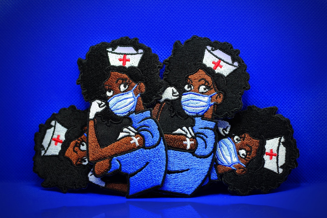 Nurse Iron on Patch Embroidery Patch Size 4X2.5 Etsy