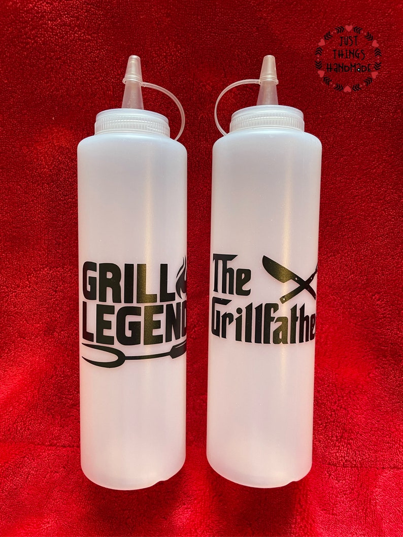 Customized BBQ Condiment Bottle Customized Condiment Bottle Etsy