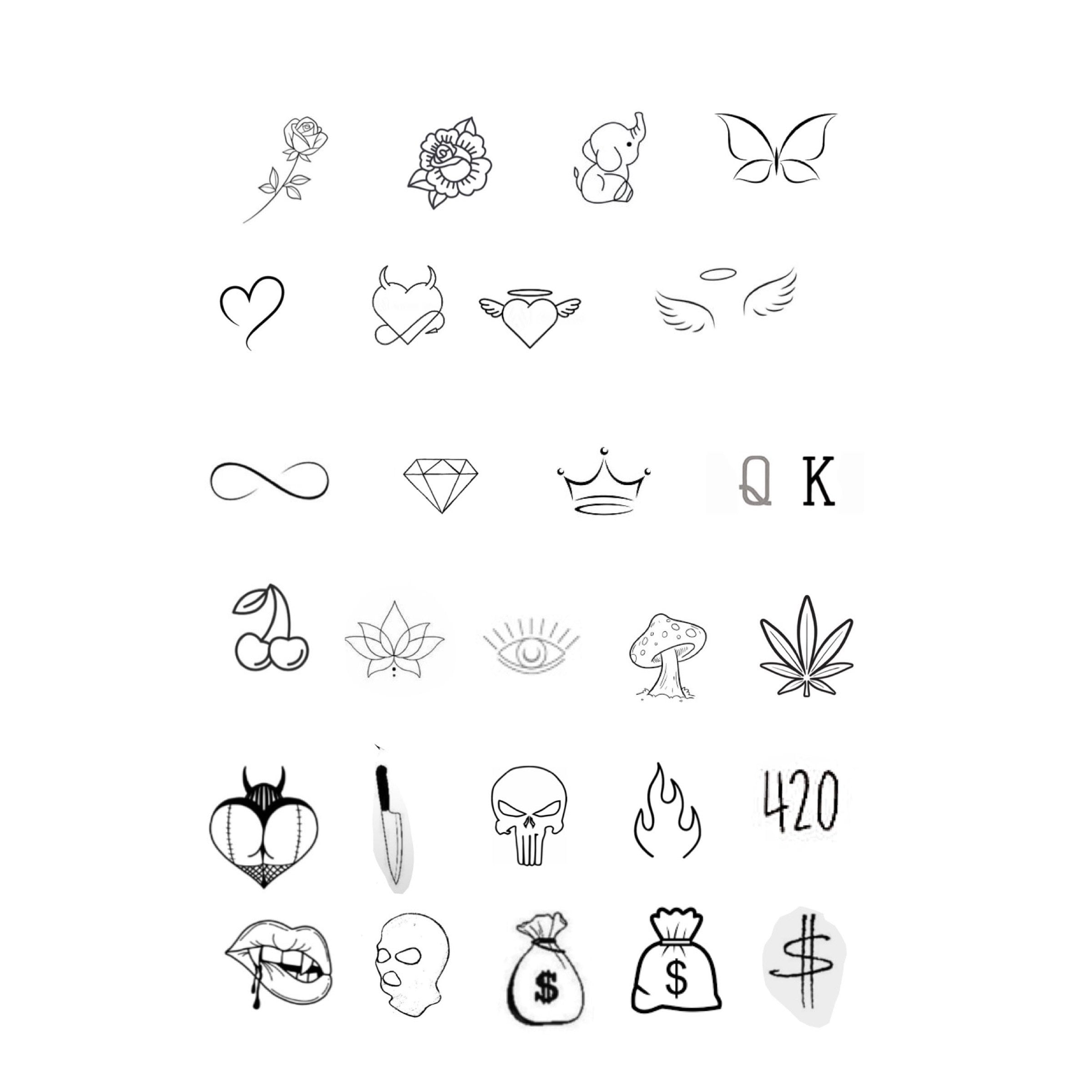 Simple Black & White Tattoos That Stand Out