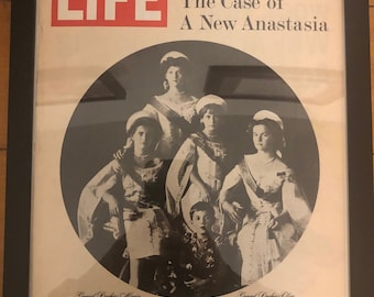 Frame Vintage 1963 LIFE Magazine Cover - ‘’The Case of a New Anastasia’’