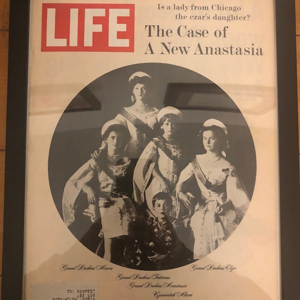 Frame Vintage 1963 LIFE Magazine Cover - ‘’The Case of a New Anastasia’’