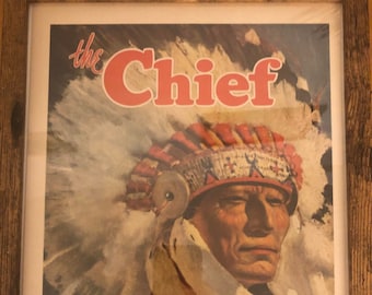 1947 Santa Fe Lines Ad from LIFE Magazine "The Chief"