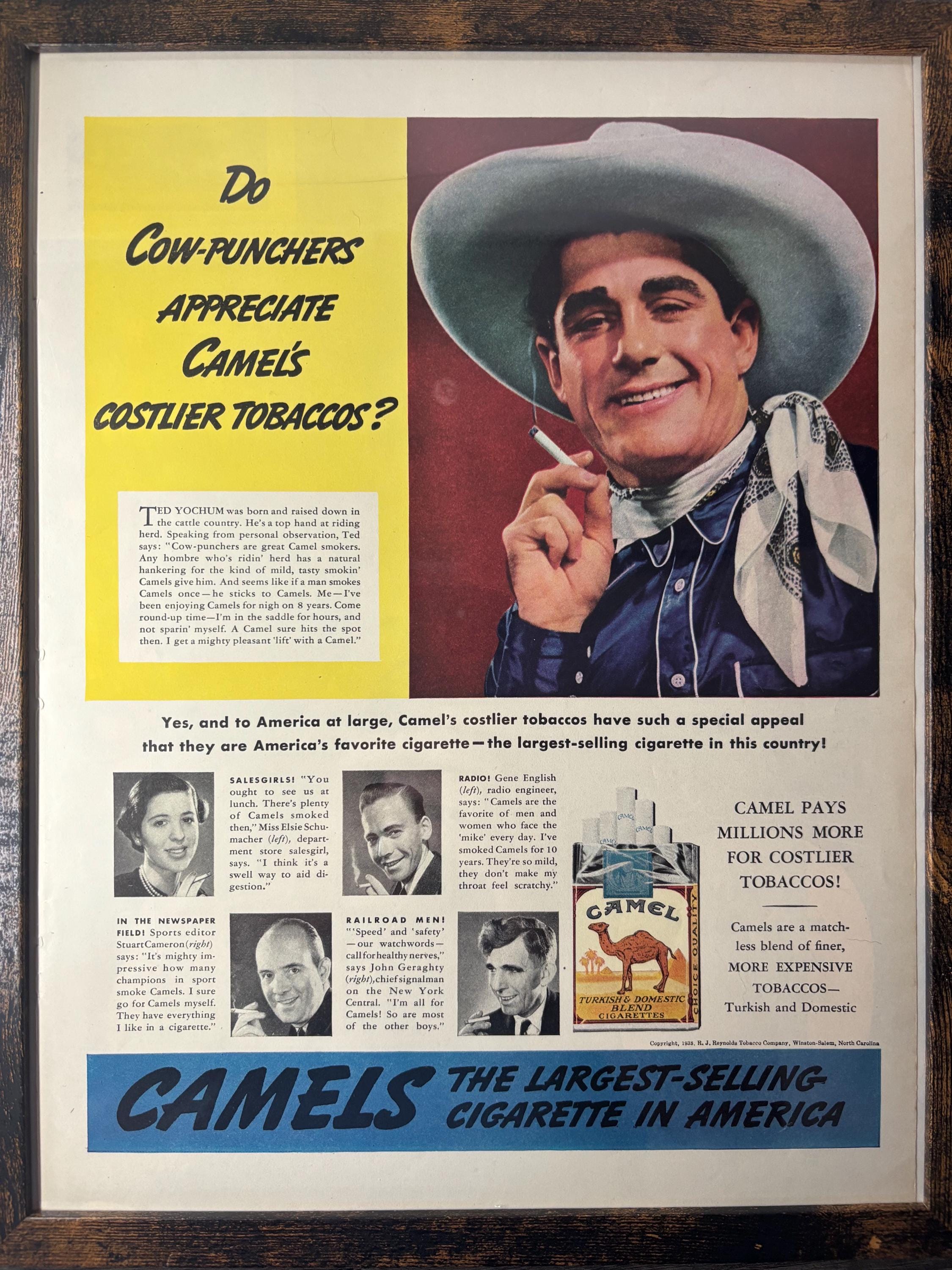 Camel Cigarettes Artwork
