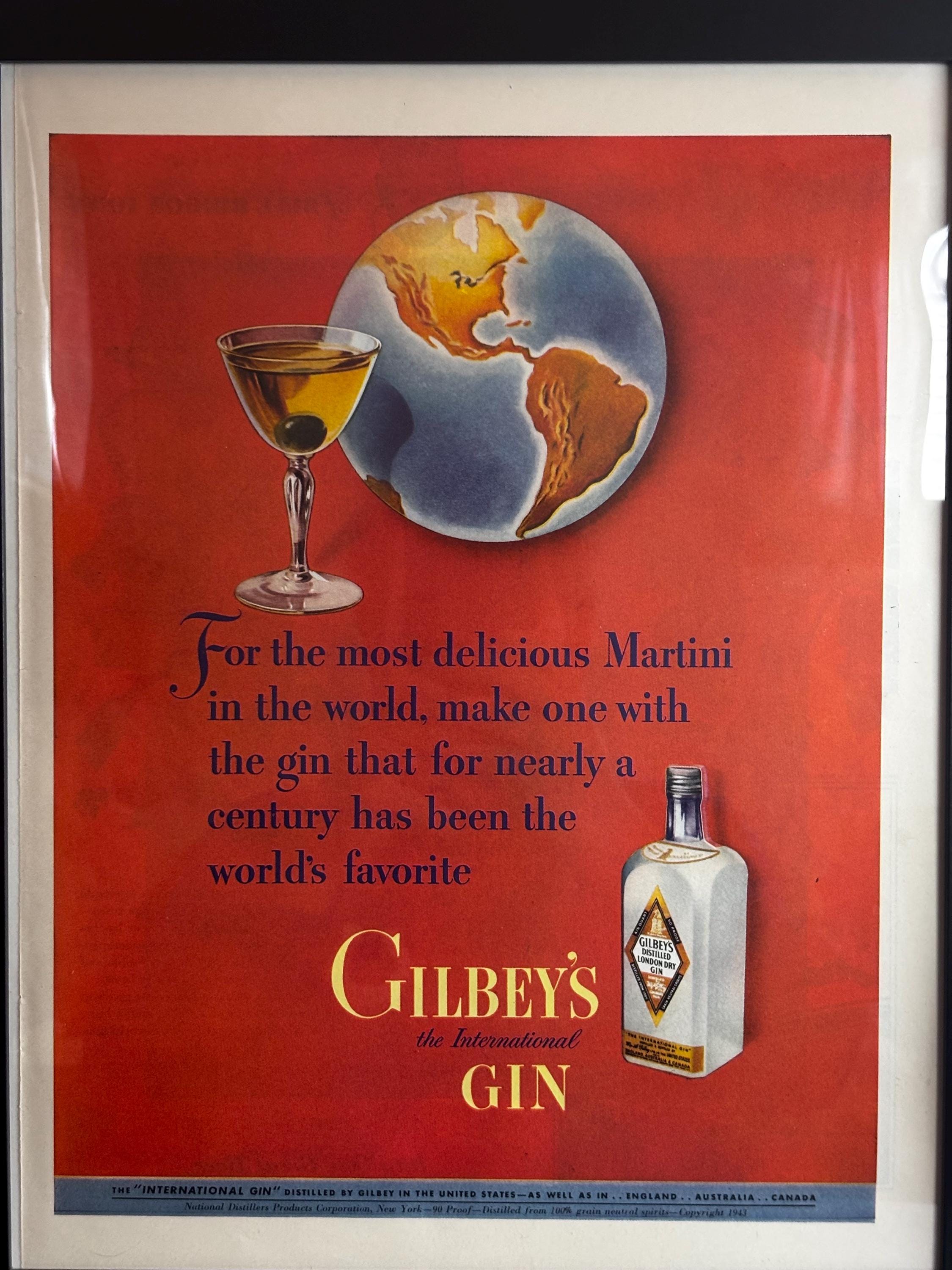 美術品・アンティーク・コレクション Gilbey's Gin Smirnoff