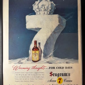 Seagrams 7 Bar Sign - Etsy