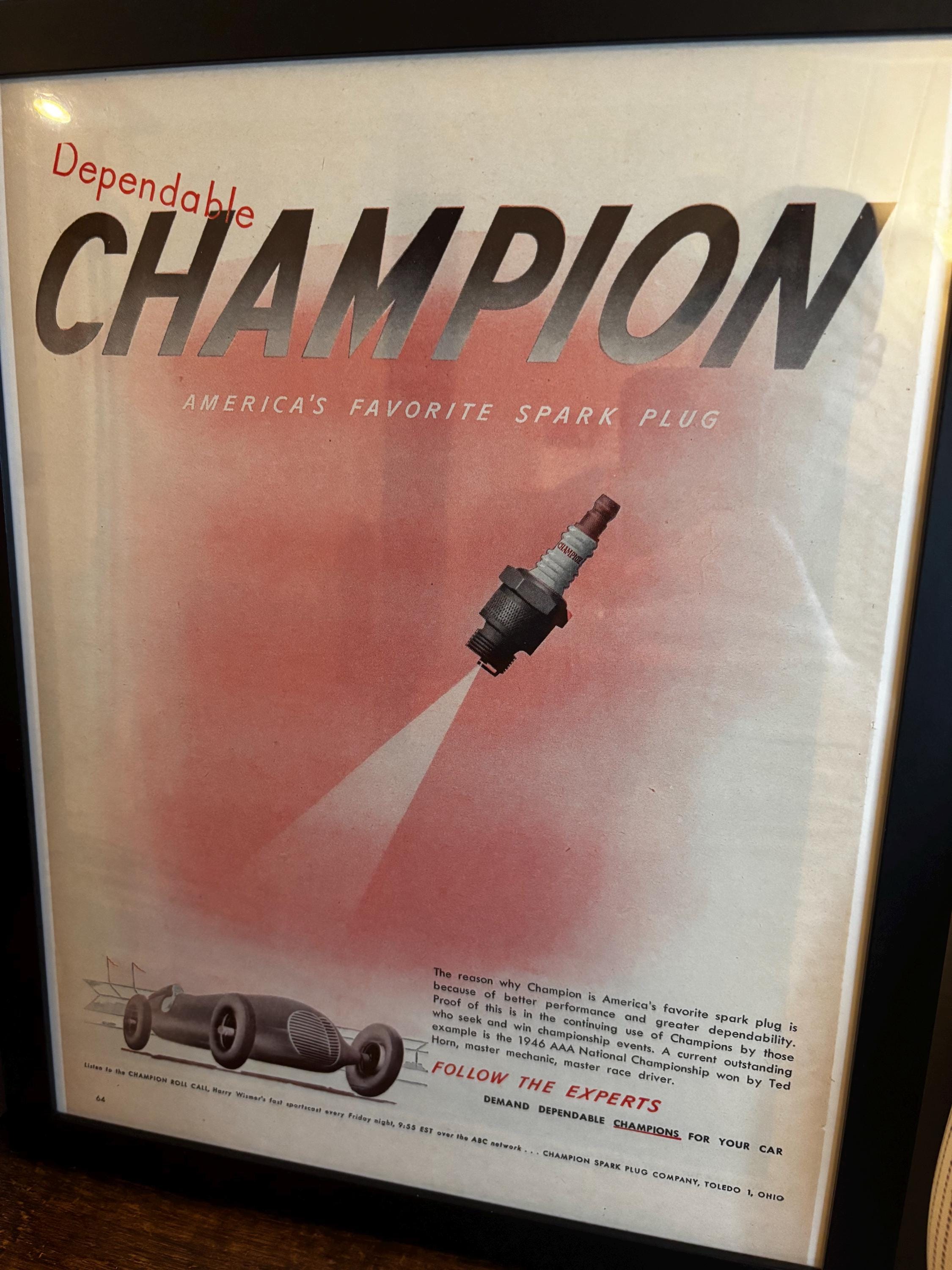 CHAMPION spark plug vintage ポスター il_fullxfull.7183600789_rm9p.jpg