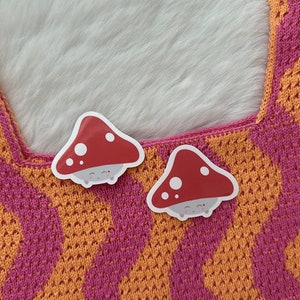 Cute Mushroom Sticker | Waterproof