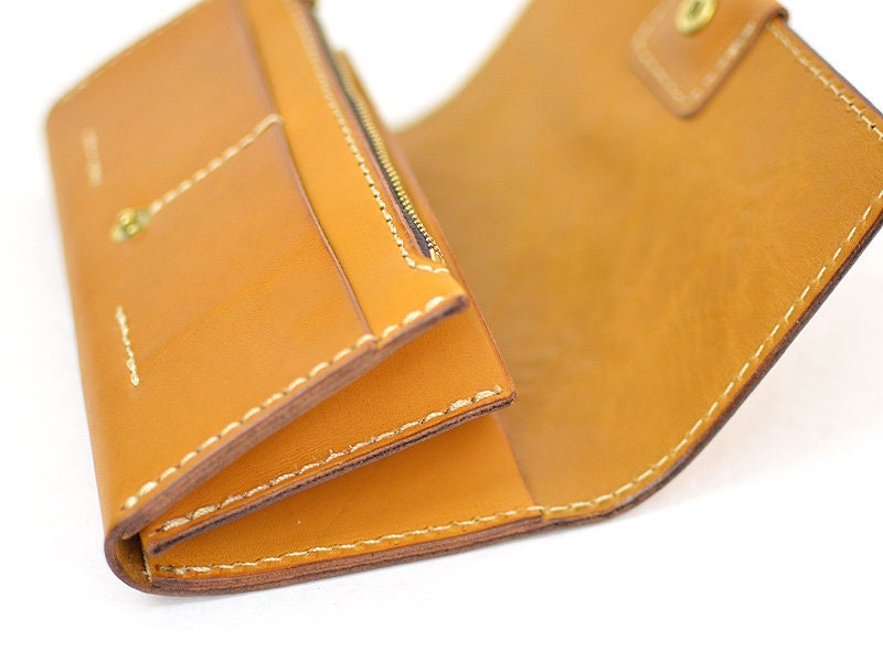 Cash Envelope Wallet Leather Clutch Leather Wallet Pattern Etsy