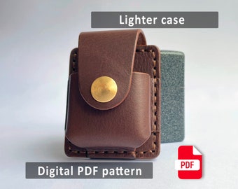 Lighter case - Belt pouch - Leather pattern