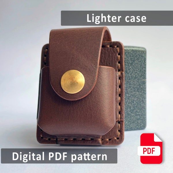 Lighter case - Belt pouch - Leather pattern