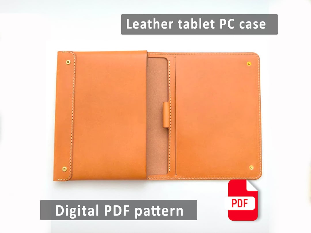 IPad Cover Pattern Leather iPad Case Pattern PDF Download Leather Craft