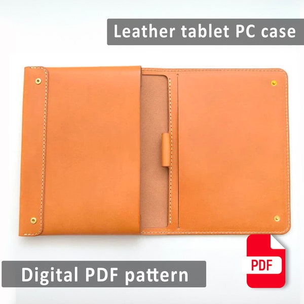 Ipad Cover Pattern - Leather ipad case pattern - PDF Download - Leather Craft