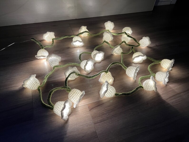 Fairy Lights, Crochet Fairy Lights, Flower Fairy Lights, Decorative