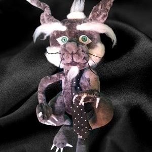 Balthazar handmade cat plush