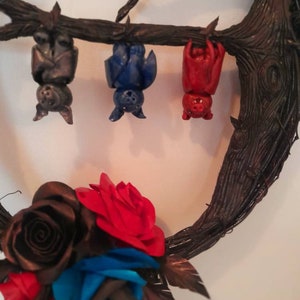Handgemachter Baby Fledermaus Wand/Tür hängender Blumenkranz