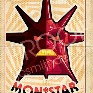 Mon•Star 8x12 Poster - Silverhawks - 1986/87  version 2
