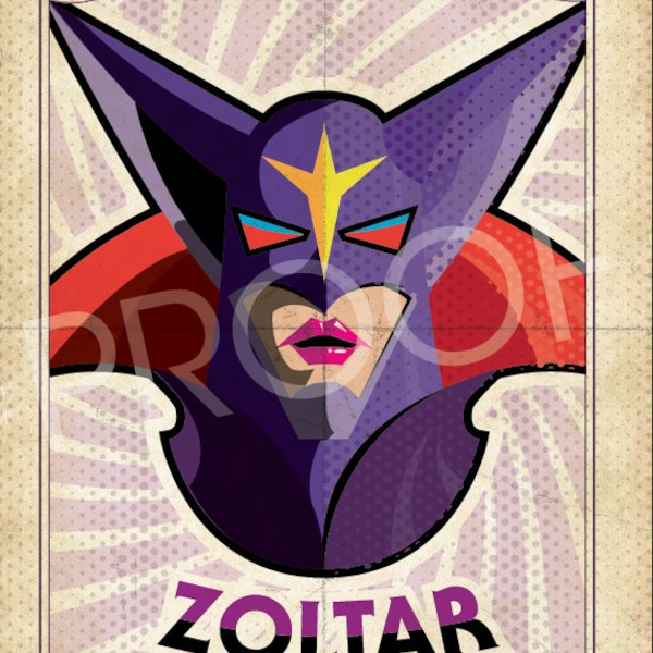 ZOLTAR 8x12 Poster - Battle Of The Planets - 1979/80