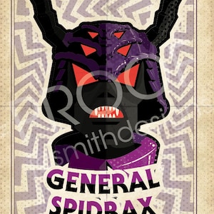 General Spydrax 8x12 Poster - Sectaurs - 1985/86