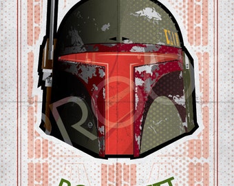 スターウォーズ武器ポスター - ボバ・フェットブラスター - Etsy 日本