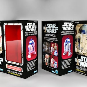 R2-D2 - CUSTOM - Kenner 1978 12&quot; Large Action Figure Box original - Digital Download