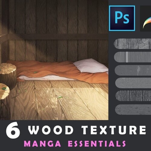 46 Wood Texture Brush Procreate Wood Texture Brush Etsy