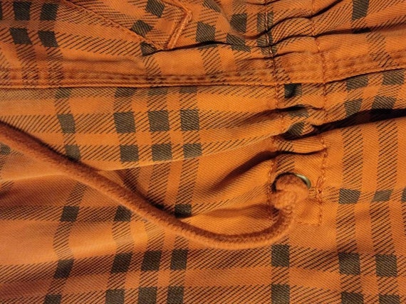 Burnt orange and brown plaid BKE jacket. Size XL.… - image 3