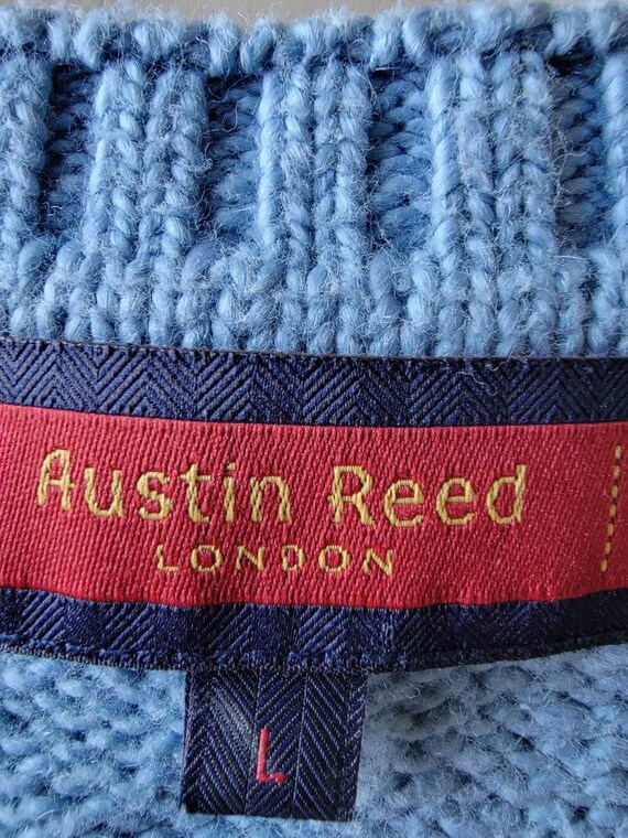 Vintage Austin Reed sweater vest. Cotton wool ble… - image 2