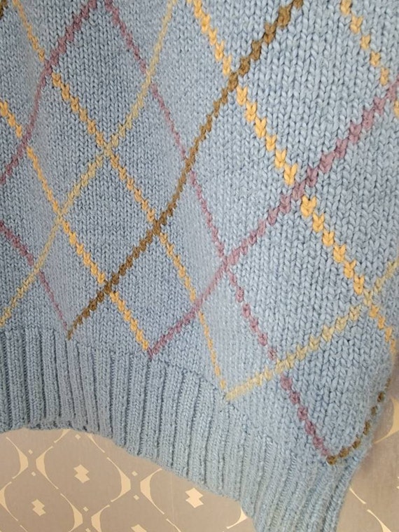 Vintage Austin Reed sweater vest. Cotton wool ble… - image 6