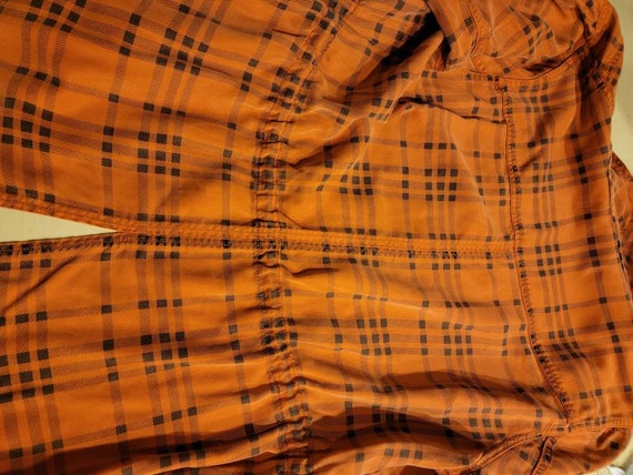 Burnt orange and brown plaid BKE jacket. Size XL.… - image 6