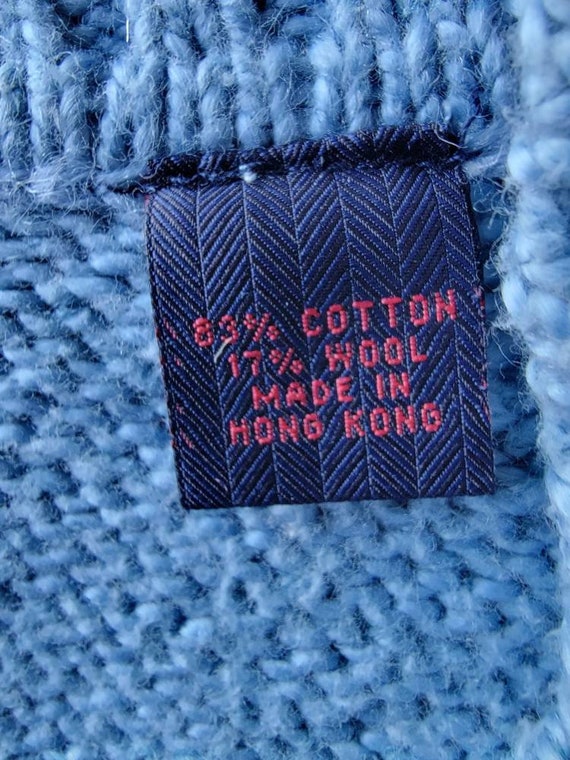 Vintage Austin Reed sweater vest. Cotton wool ble… - image 4