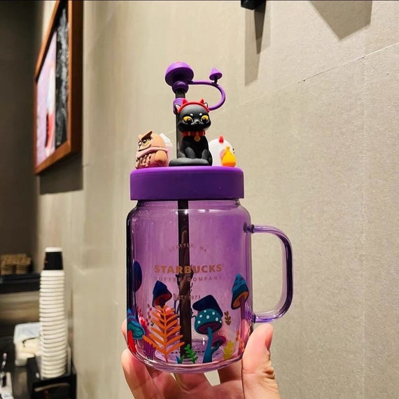 Starbucks China - Blooming Purple 2023 - 23. Dreamy Purple Glass Cold Cup  473ml