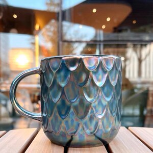 Starbucks Ambilight Green Fish Scales Anniversary Collection - Etsy