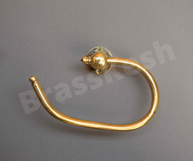 Solid Brass Bathroom Accessories Set Unlacquered Brass Etsy