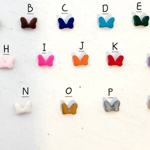 Pendientes Minnie Color Sólido - Personalizados